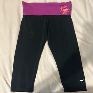 Y2K Vintage Victoria’s Secret Foldover Capri leggings